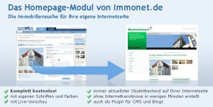 Immonet Homepage-Modul